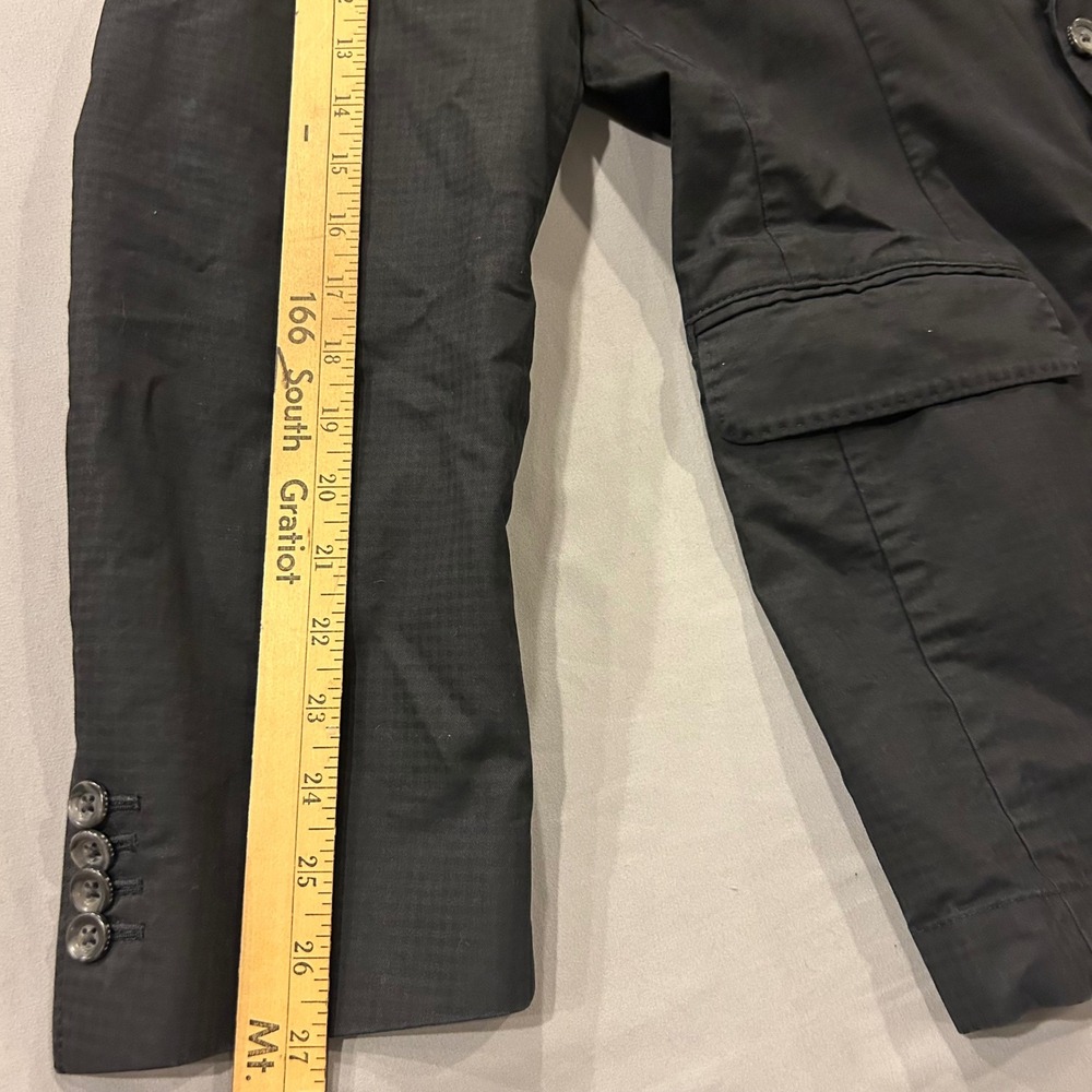 Kroon Taylor Wash Mens 42L Black Cotton Blazer Sport Coat Rainbow Camo Lining - Picture 9 of 13